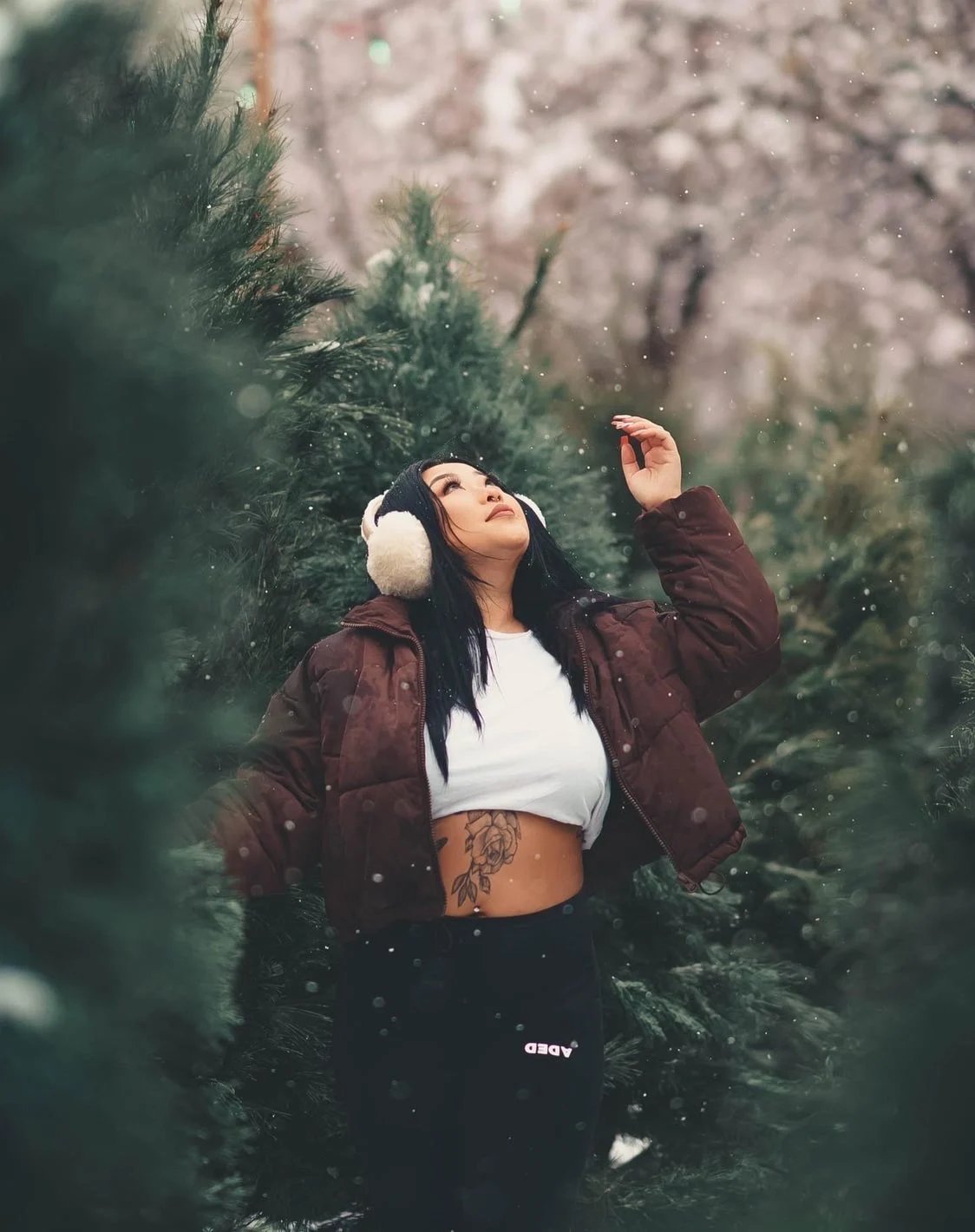 Image of DEDA HIGH WAIST WOMENS LEGGINGS BLACK STAPLE LOGO