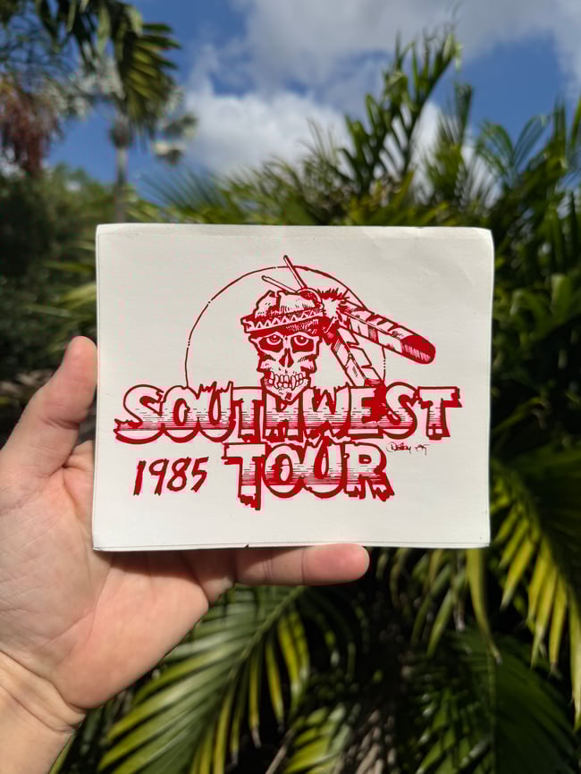 Grateful Dead 1985 SW Tour 7" Sticker
