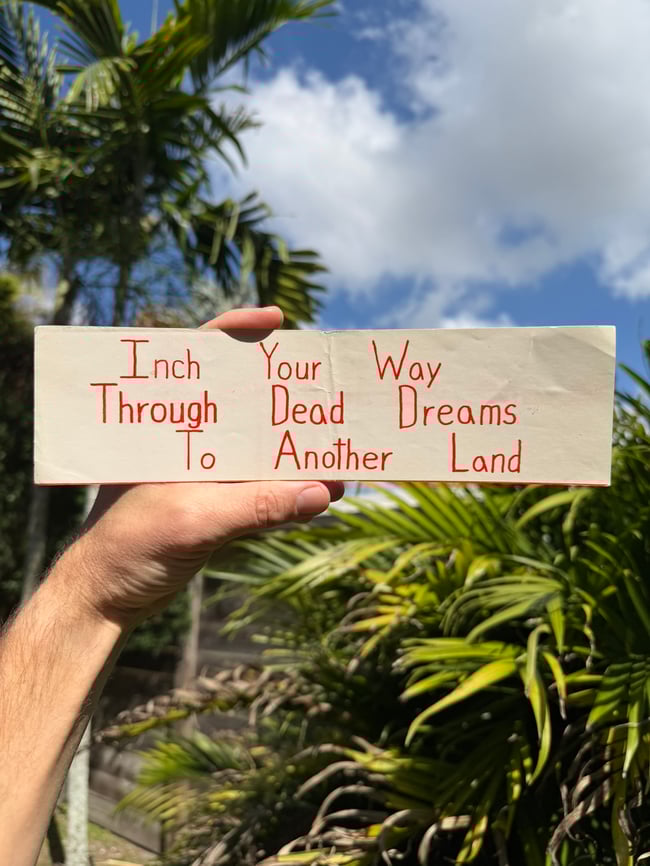 Grateful Dead 80s Inch Your Way 10" Sticker