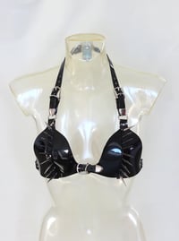 Image 2 of PVC Bra Bikini Top with spikes I
