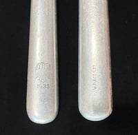 Image 1 of WW2 (Nazi Germany) Wehrmacht Mess Hall Butter Knives (x2)