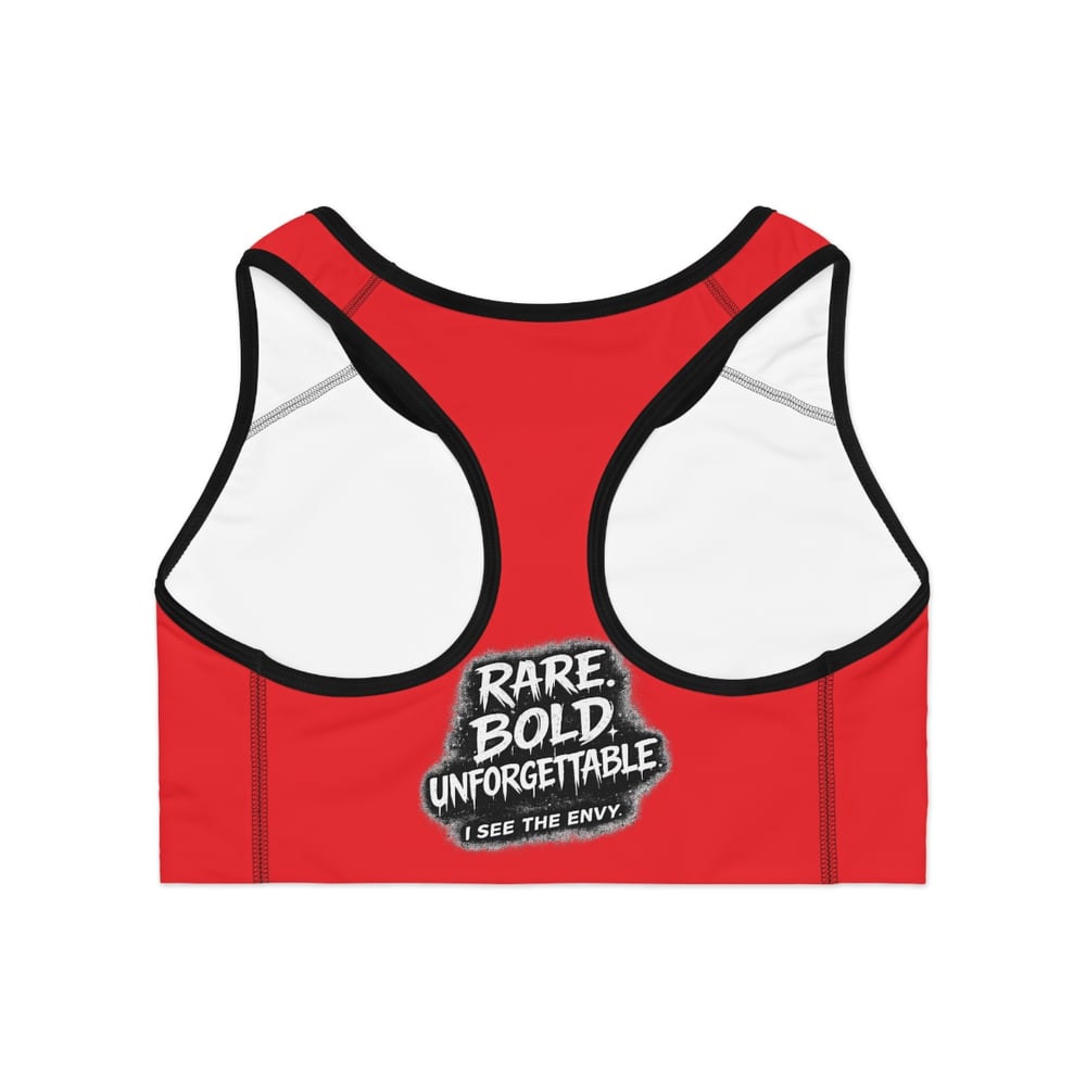 Image of Envious Stylez Boutique Sports Bra — Rare. Bold. Unforgettable. Graphic Activewear