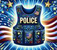 Image 4 of 🚔💙 Police 3D UV Printed Drinkware Collection