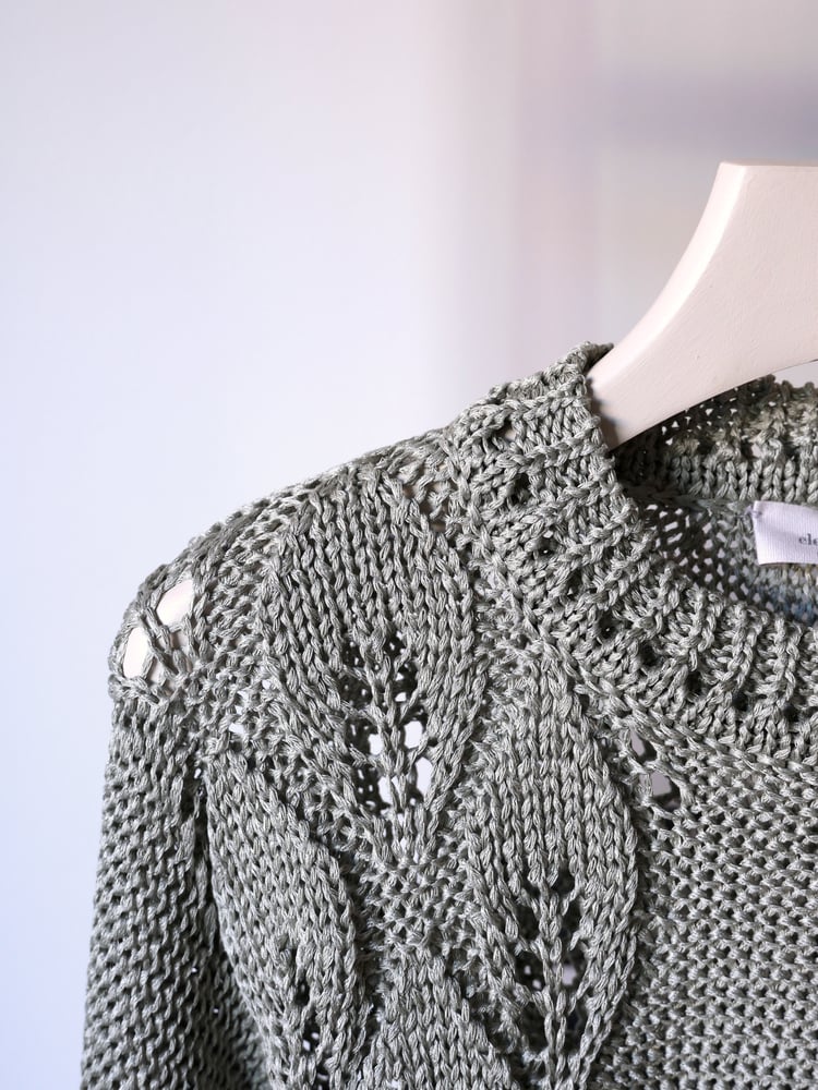 Image of Maglia crop fettuccia