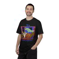 Image 4 of Astral Projection T-Shirt — "Try Astral Projection" Retro Sleep Illustration