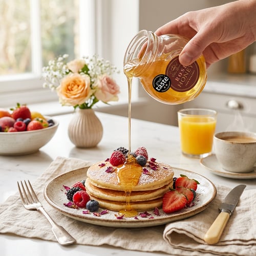 Image of Raw Organic Rose Honey (280grams)