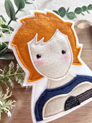 Image of Ed Sheeran felt decoration