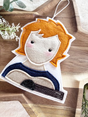 Image of Ed Sheeran felt decoration