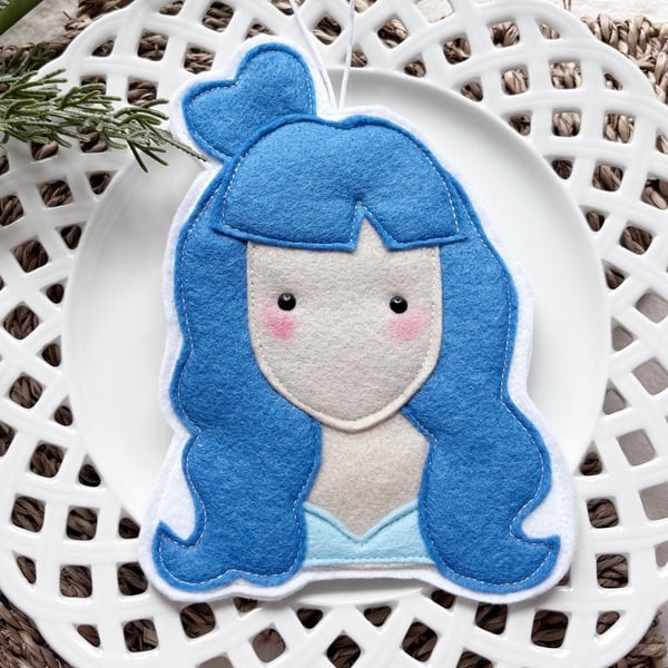 Image of Katy Perry felt decoration