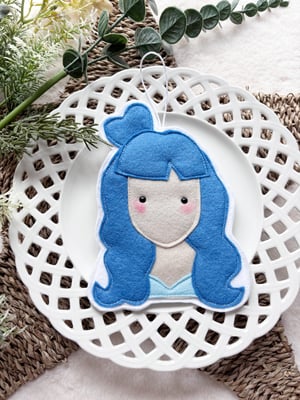 Image of Katy Perry felt decoration