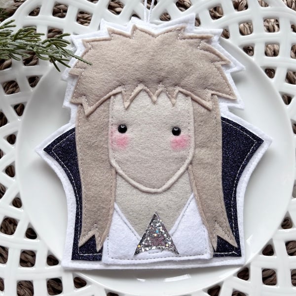 Image of Jareth- David Bowie felt decoration