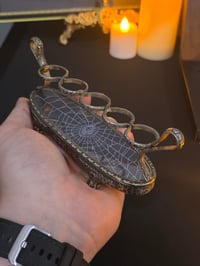 Image 1 of Ornate Regent of London Vintage lipstick holder with preserved spider web