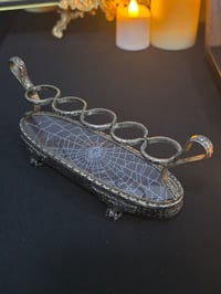Image 3 of Ornate Regent of London Vintage lipstick holder with preserved spider web