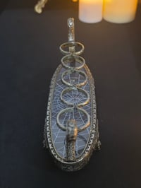 Image 4 of Ornate Regent of London Vintage lipstick holder with preserved spider web