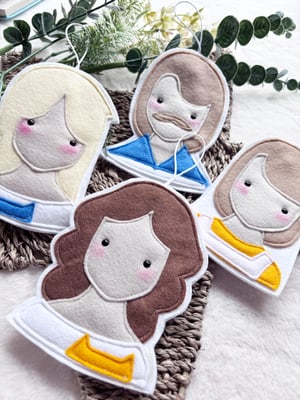 Image of ABBA felt decorations