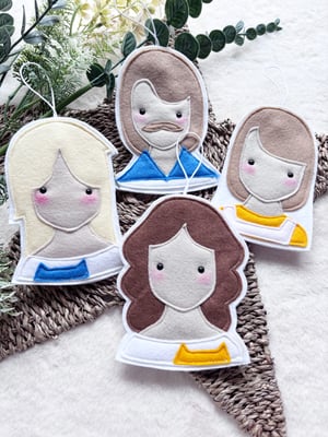 Image of ABBA felt decorations
