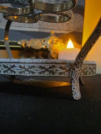 Image 4 of Ornate Oval Regent of London Vintage lipstick holder with preserved spider web