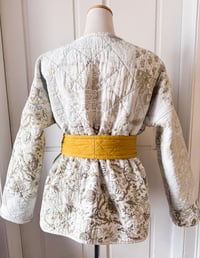 Image 2 of Handmade Upcycled Embellished Cross Over Kimono Jacket 