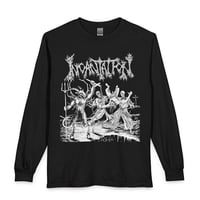 Image 1 of Incantation " Blasphemous Cremation " Long sleeve T shirt no sleeve print