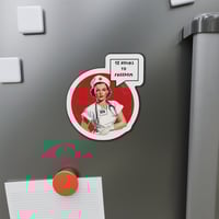 Image 8 of RN Nurse Retro Die-Cut Magnet — "12 Hours to Freedom"