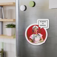 Image 11 of RN Nurse Retro Die-Cut Magnet — "12 Hours to Freedom"