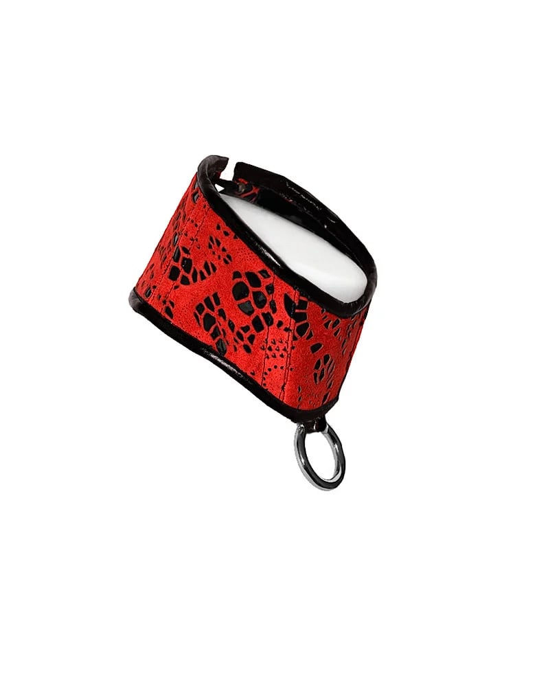 Image of TABOO lasercut WASPIE red