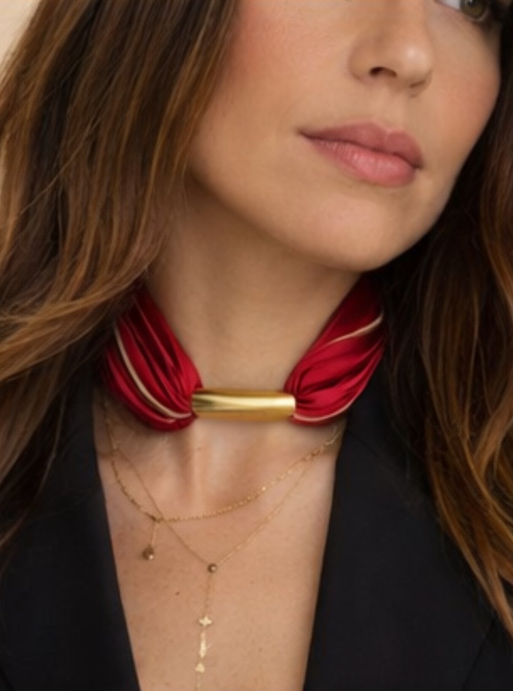 Image of Lenço Twist & Own It - Vermelho