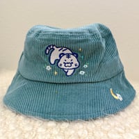 Image 1 of White Tiger Corduroy Bucket Hat