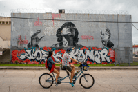Image 1 of ARTIST ON A TANDEM BIKE - Exclusive VIP Tour of Wynwood