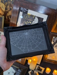 Image 1 of Black Gothic framed preserved web - B