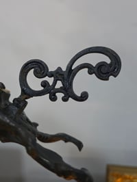 Image 6 of LARGE statement Antique Beatrice ornate frame with a real preserved web 