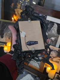 Image 7 of LARGE statement Antique Beatrice ornate frame with a real preserved web 