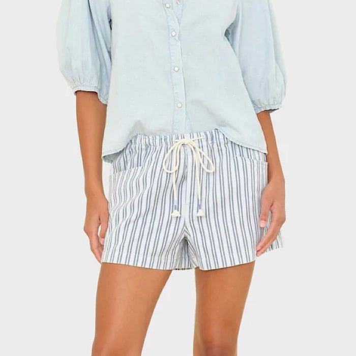 Image of XIRENA TUCKER LIGHTHOUSE DENIM SHORTS