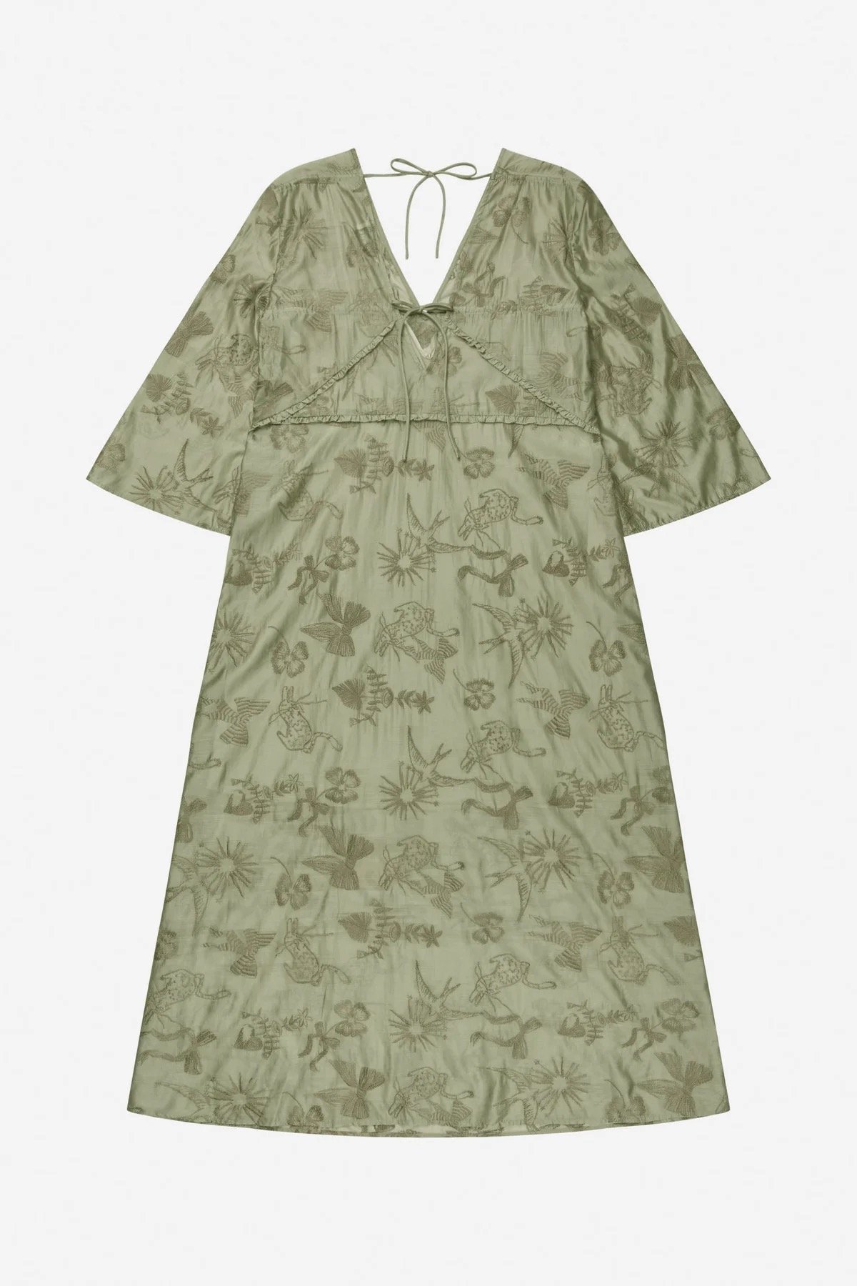 Image of MUNTHE BORIS DRESS GREEN