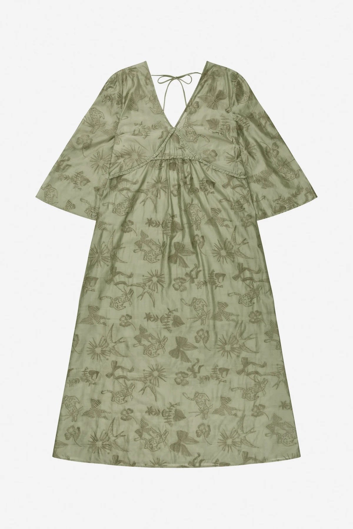 Image of MUNTHE BORIS DRESS GREEN