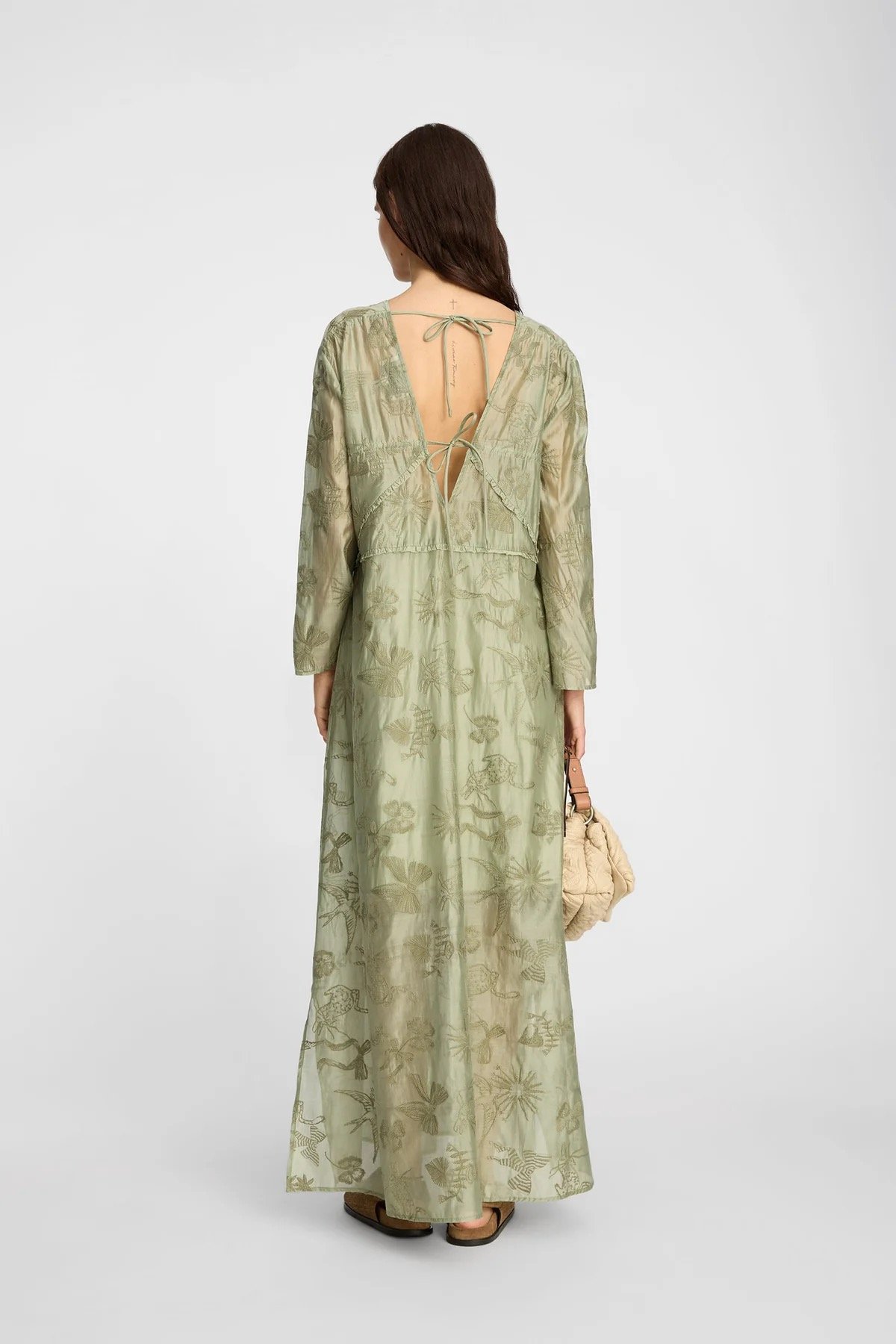 Image of MUNTHE BORIS DRESS GREEN