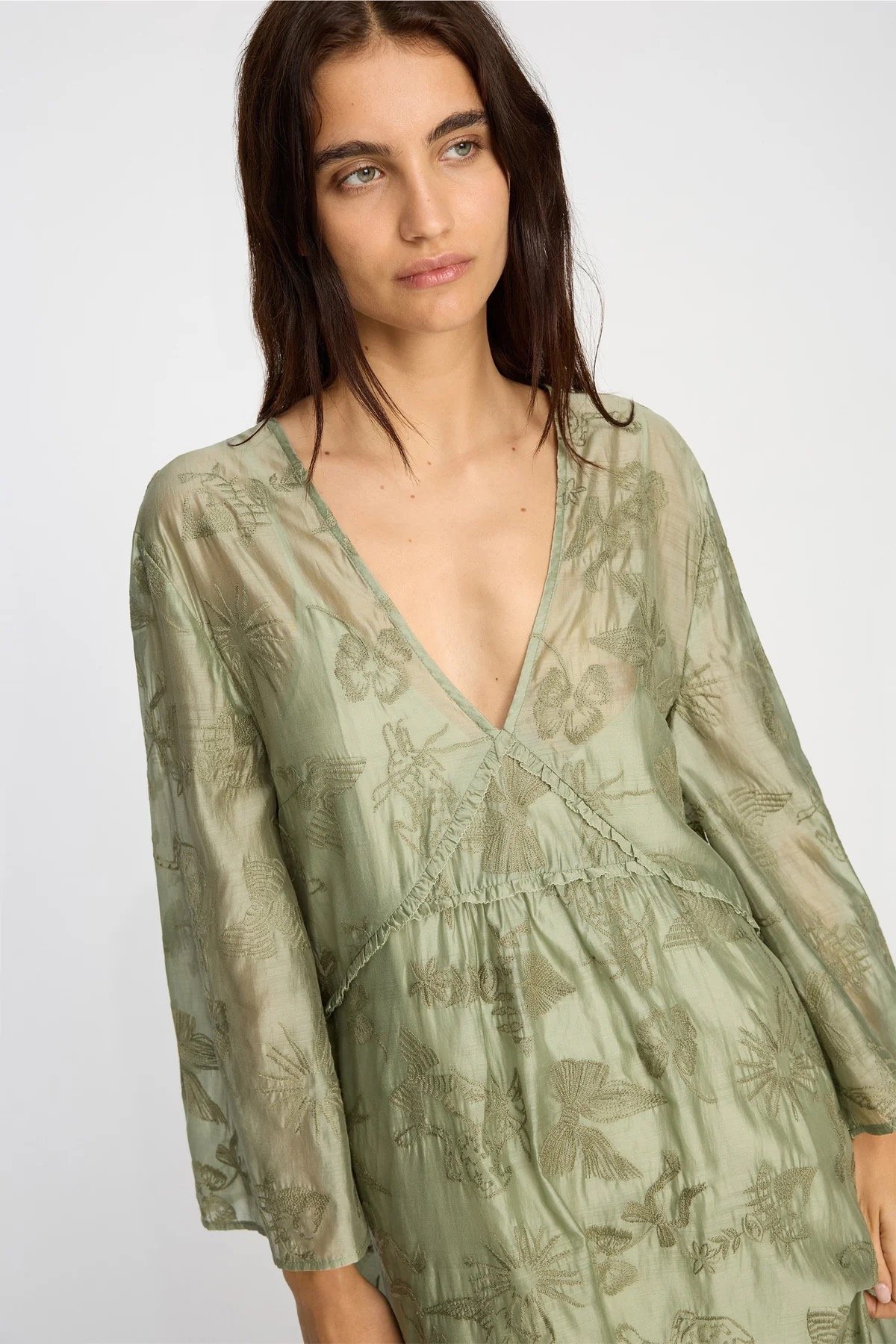 Image of MUNTHE BORIS DRESS GREEN