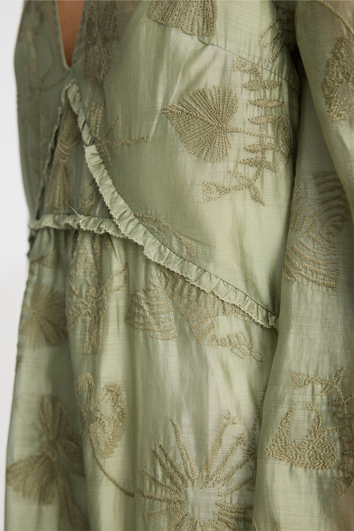 Image of MUNTHE BORIS DRESS GREEN