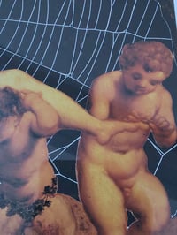 Image 3 of Goddess Vintage Art - with preserved spider web - B