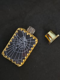 Image 4 of RARE VINTAGE ornate perfume bottle with preserved web 