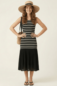 Image 2 of VESTIDO RAYAS AZUL Y BLANCO LOLITAS