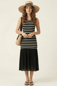 Image 3 of VESTIDO RAYAS AZUL Y BLANCO LOLITAS