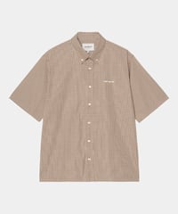 Image 1 of CARHARTT WIP_SHORT SLEEVE GROFF CHECK SHIRT :::HAMILTON BROWN:::