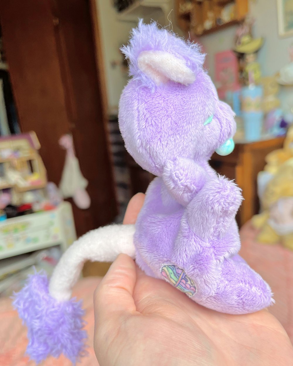 Image of Hugg-A-Me Babey! Purple fluffy ears! 