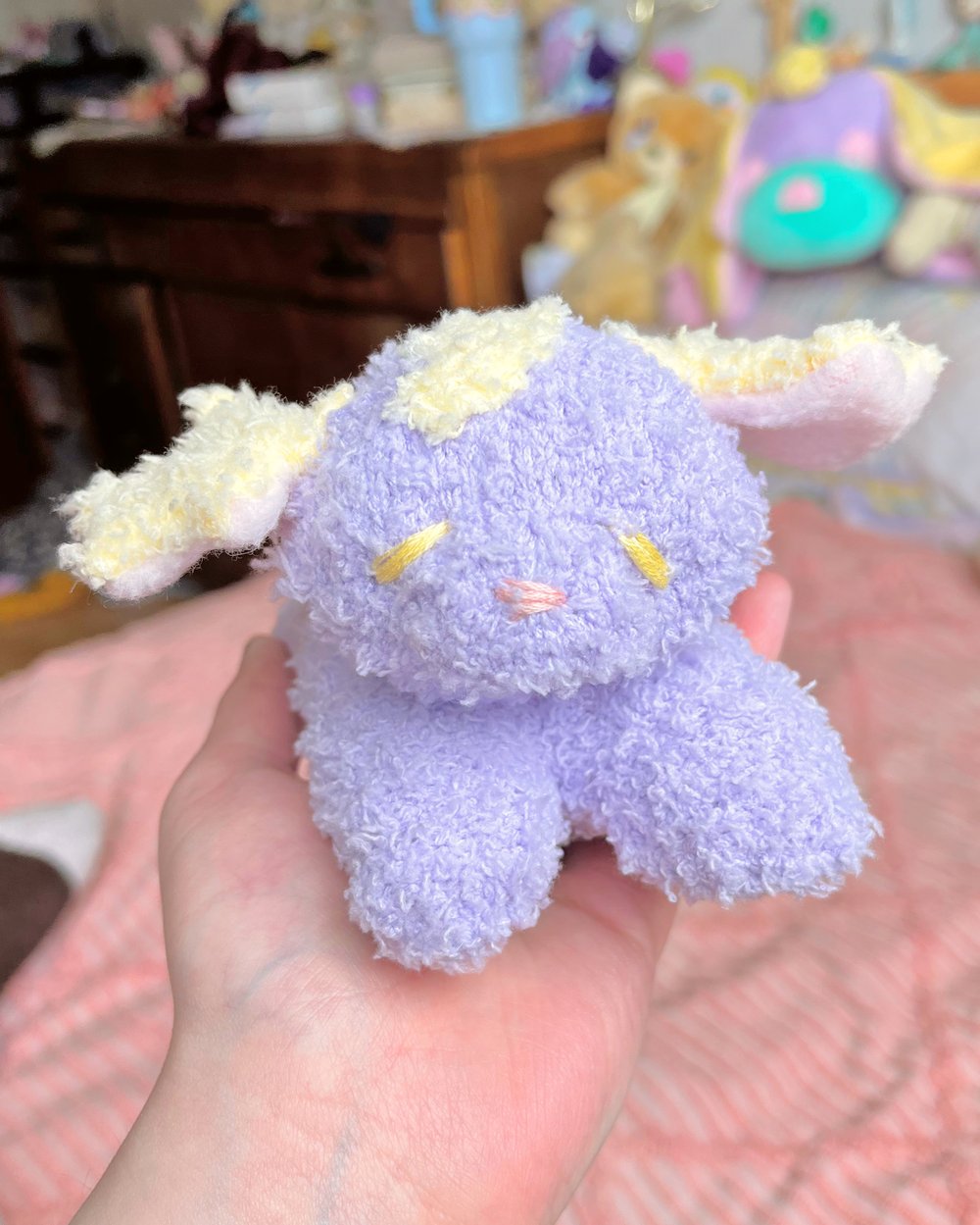 Image of Wishpup, purple fat head