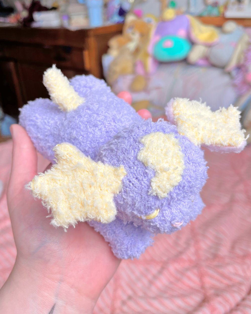 Image of Wishpup, purple fat head