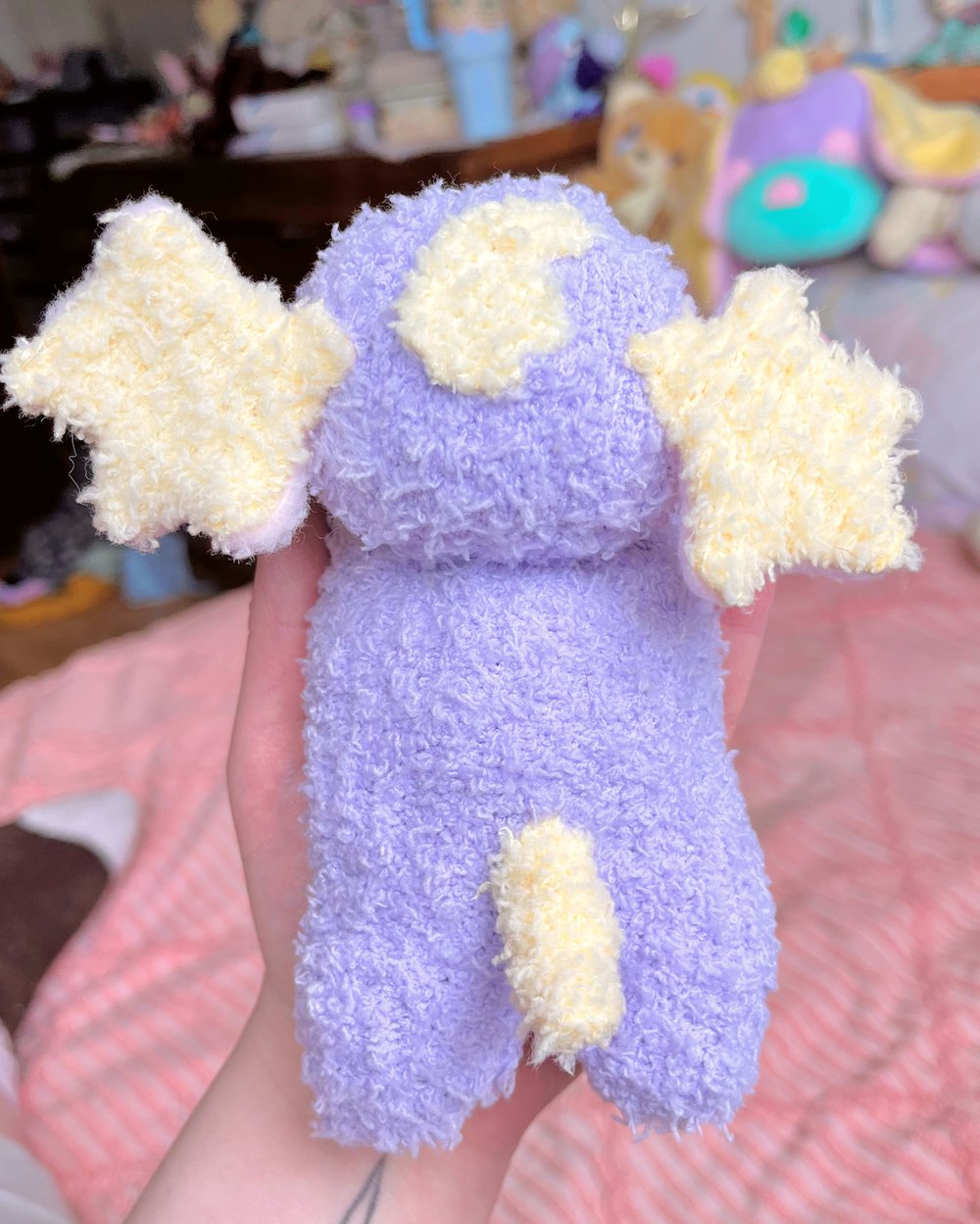 Image of Wishpup, purple fat head