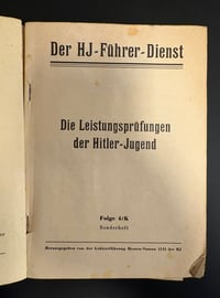 Image 2 of Inter-War (Nazi Germany) Hitler Youth Instructional/Certification Manual & Service Guide/Booklet