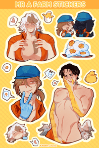 Mr. A Farm Sticker Sheet set 