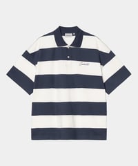 Image 1 of CARHARTT WIP_SHORT SLEEVE DELRAY POLO :::BLUE:::